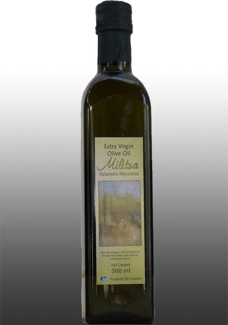 Extra Virgin Olive Oil Militsa 500 ml